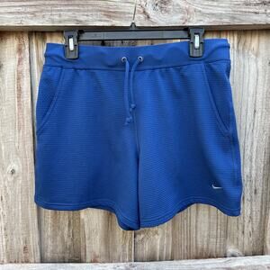 Nike Sphere Womens Sporty Jogging Shorts Royal Blue Casual Athleisure M (8-10)